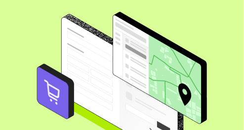 Interactive pickup point map