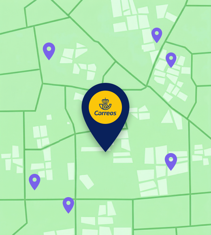 Correos map integration