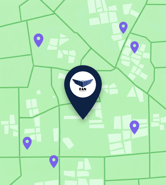 FAN Courier map integration