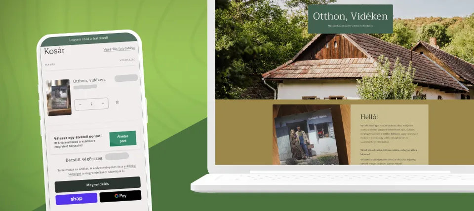 otthon videken display