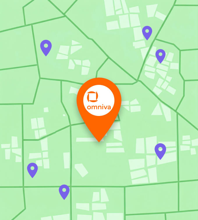 Omniva map integration