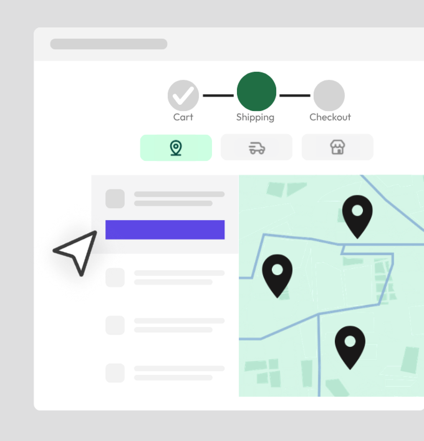 smart delivery page
